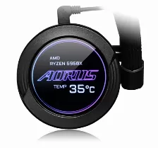 Disipador Liquido Aorus X 240 W Aterforce Lcd 2 X 120mm